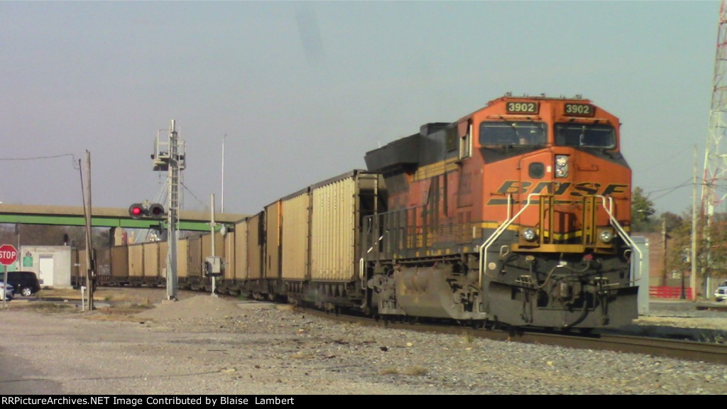 BNSF coal train DPU